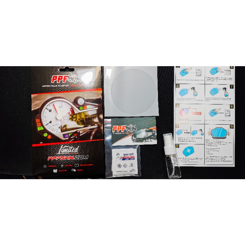 PPF HONDA Cub 125 .....UPPF dán bảo vệ mặt đồng hồ xe , xước tự phục hồi vết xước dâm , www.uppf.com