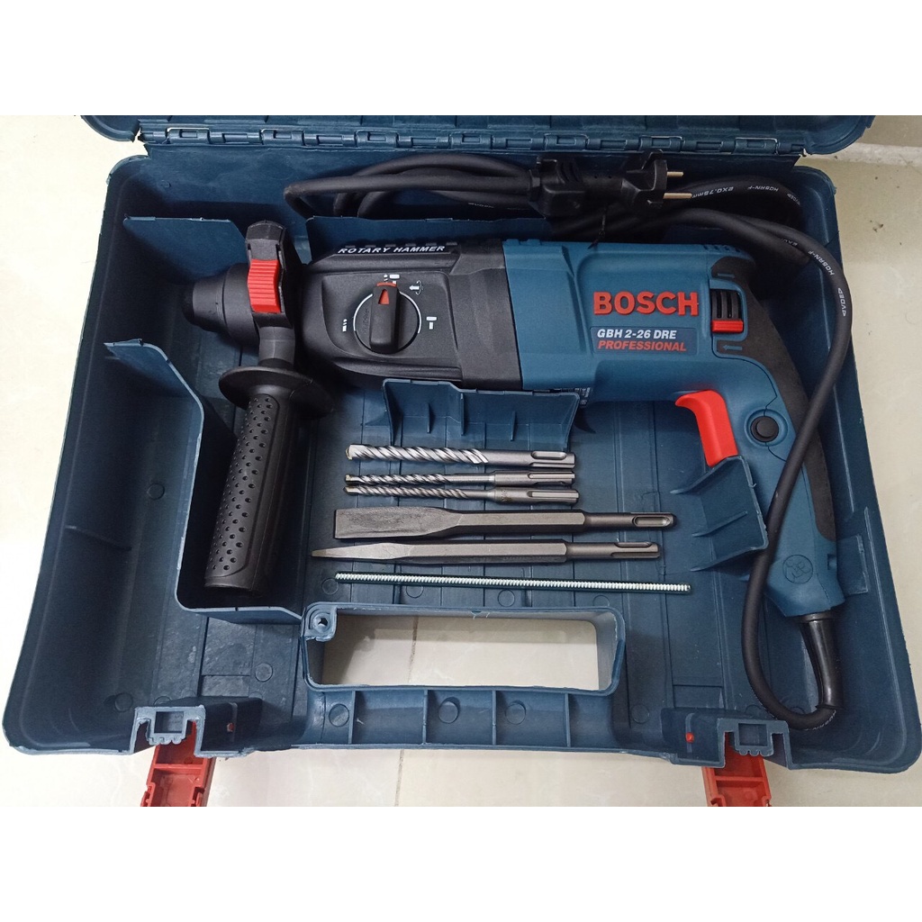 Máy khoan đa chức năng đục tường bê tông gỗ sắt dùng khuấy sơn BOSCH 2-26 cầm tay - Tổng Kho Điện Máy