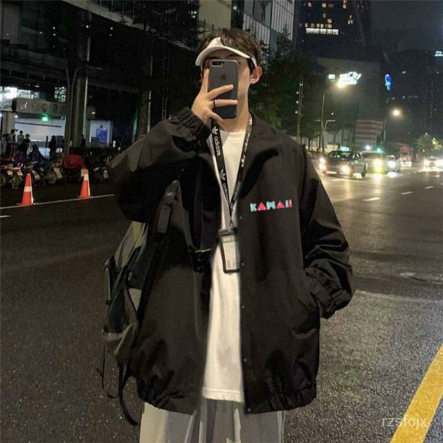 Áo Khoác Kaki Unisex nam có túi trong siêu hot