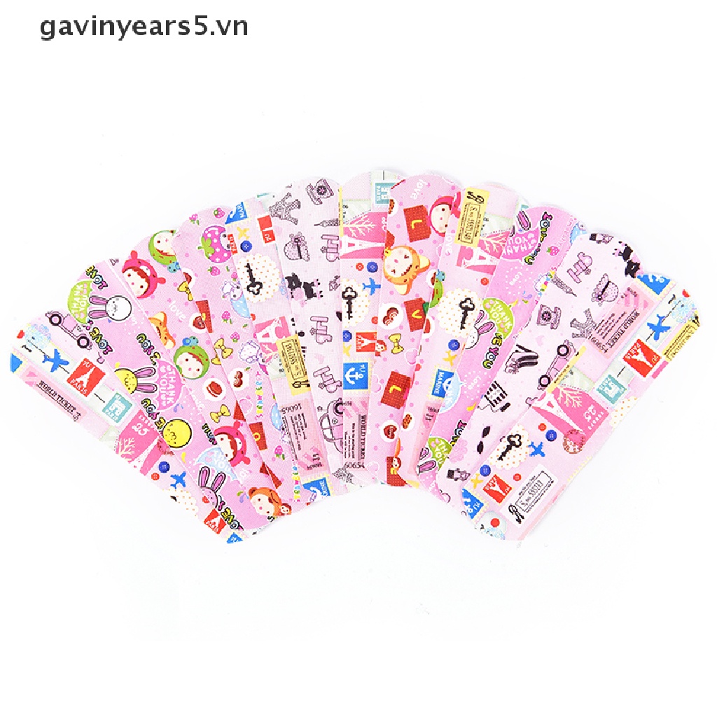 Set 50 băng cá nhân hoạt hình nhiều kiểu dáng trang trí đa dạng