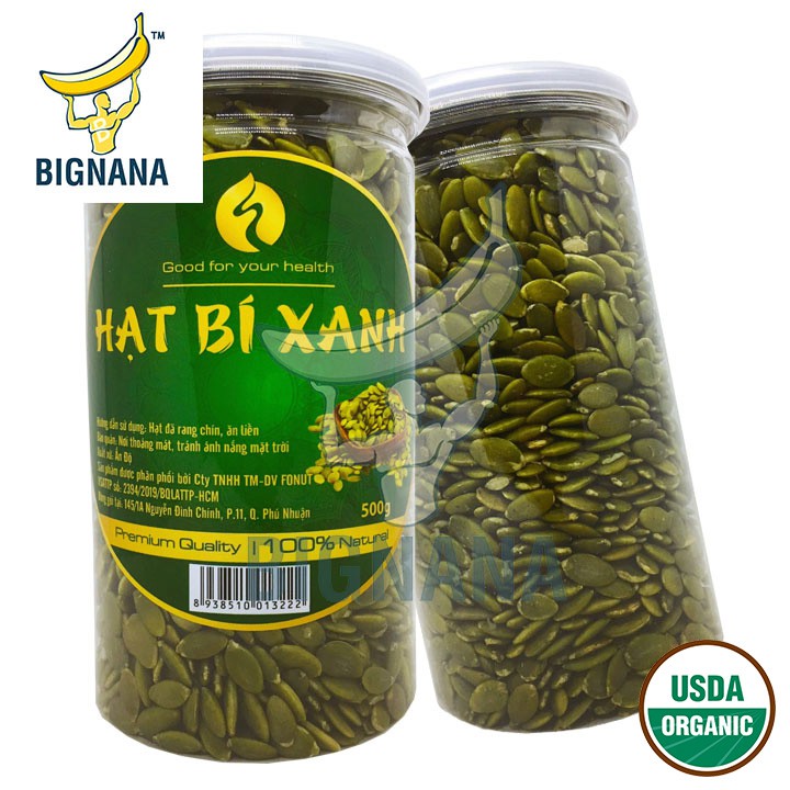 Siêu Giảm Tháng 9, Nhân Hạt Bí Xanh Ấn Độ Hộp 500gr, Đã Tách Vỏ, Ngừa Lão Hóa, Giảm Căng Thẳng Mệt Mỏi