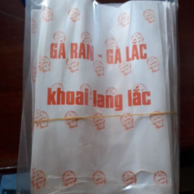 Túi giấy gà rán - gà lắc - khoai lang lắc - Bịch 100 cái