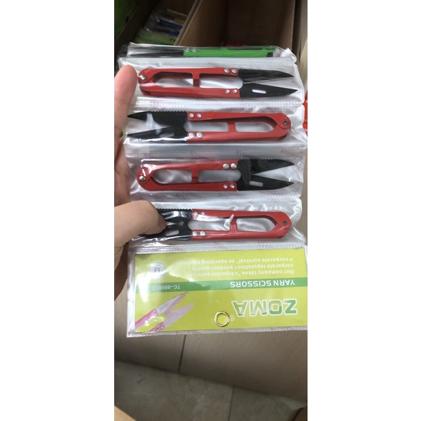 Kéo bấm chỉ hàn quốc, ZOMA thường, Zoma răng cưa, kéo bấm lớn