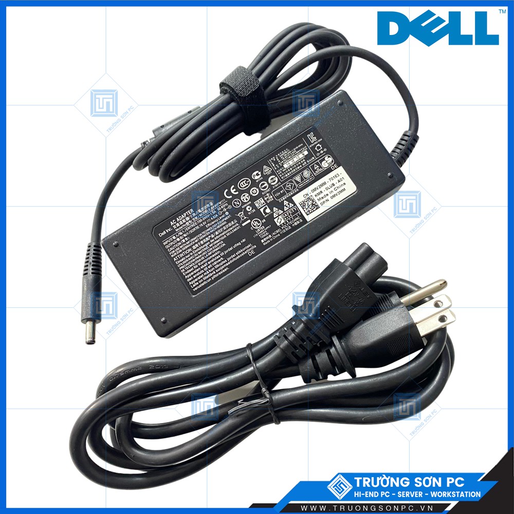 Sạc LAPTOP DELL Chân Kim Nhỏ ZIN 19.5V – 4.62A 90W Adapter DELL 5568 3558 3458 3559