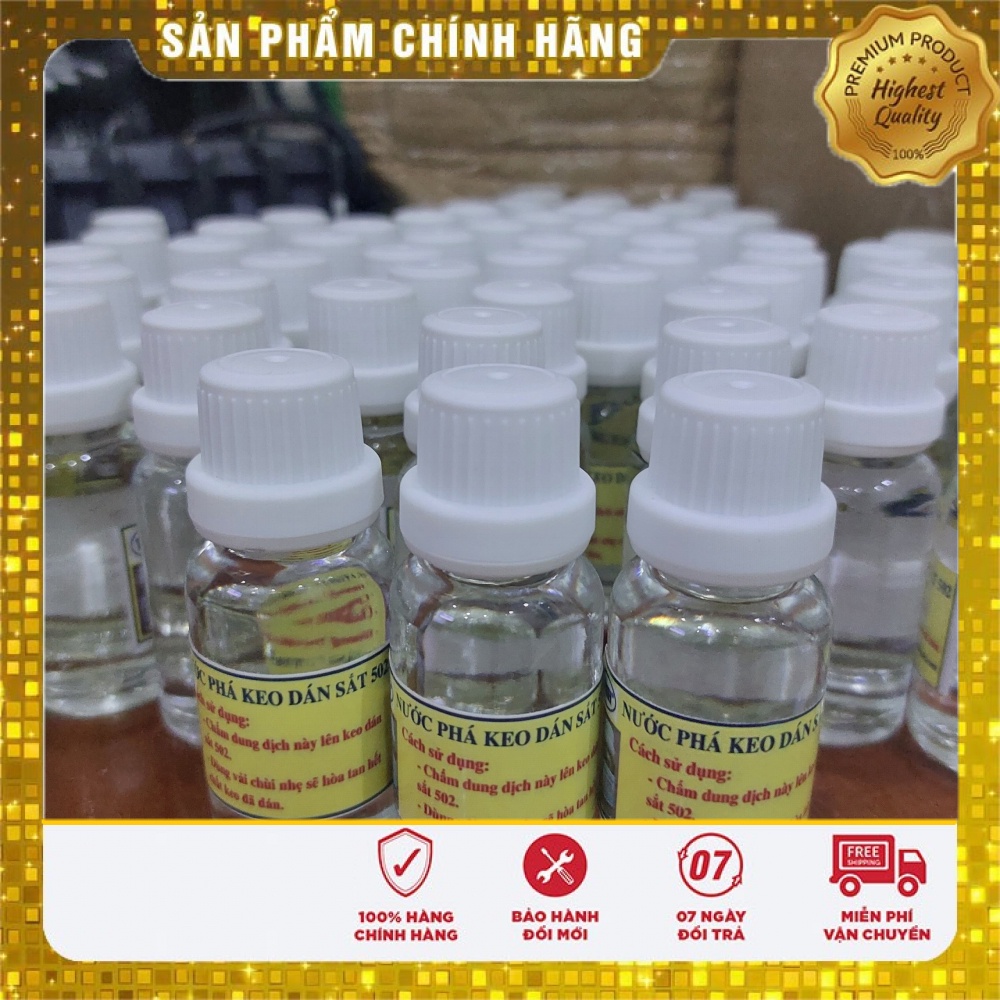 - Nước tẩy keo dán sắt 502, keo UV trên ALU - MICA - KÍNH - NHỰA - INOX an toàn không hại da tay