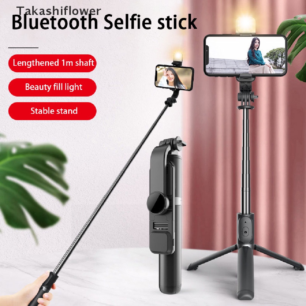 Gậy Tự Sướng Bluetooth 6 Trong 1 Có Đèn