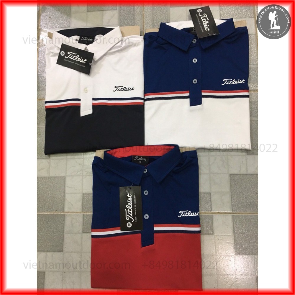 Áo Thun nam Thể Thao Có Cổ titleist BẢO HÀNH TRỌN ĐỜI
