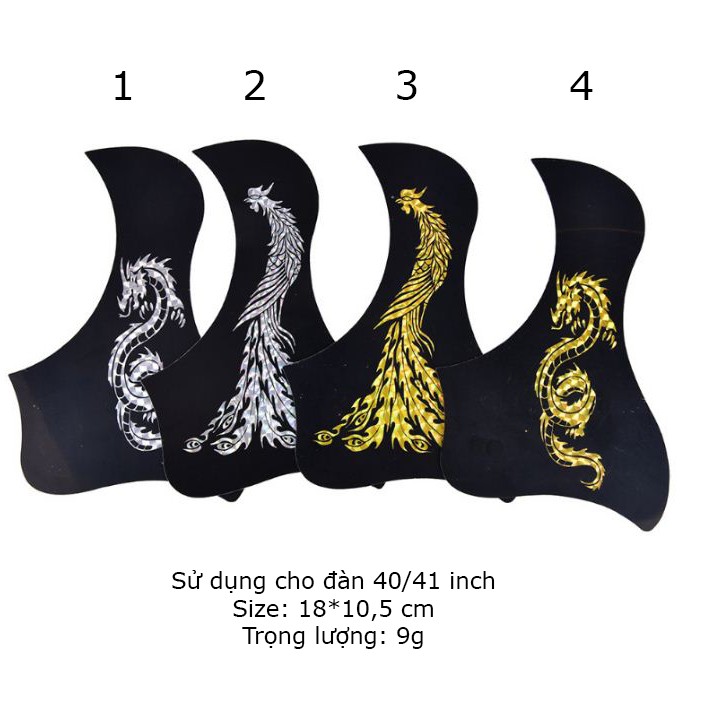 Dán chống xước đàn guitar các hình