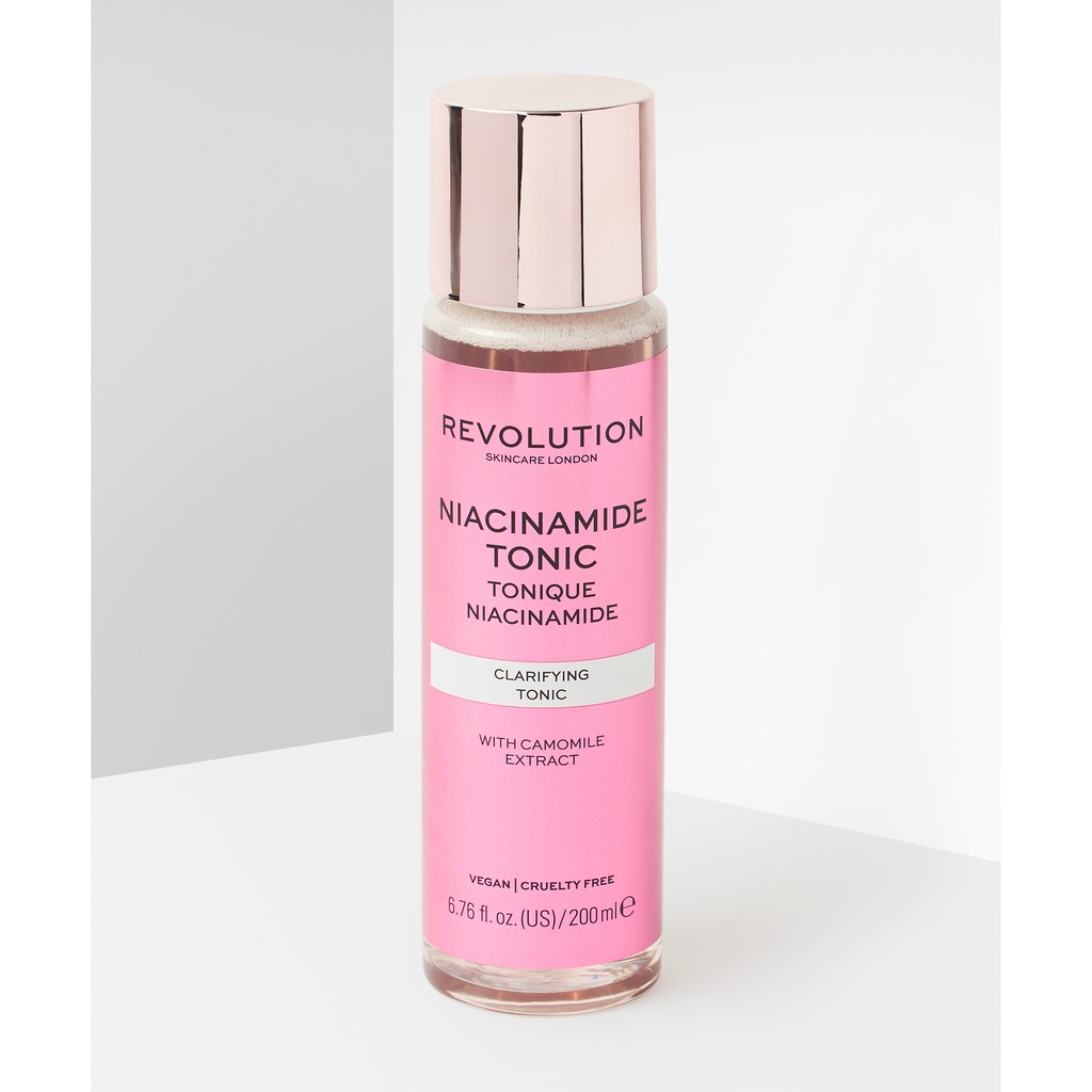 [TOP 1 SHOPEE] Nước hoa hồng Revolution Skincare Niacinamide Tonic 200ml (Bill Anh)