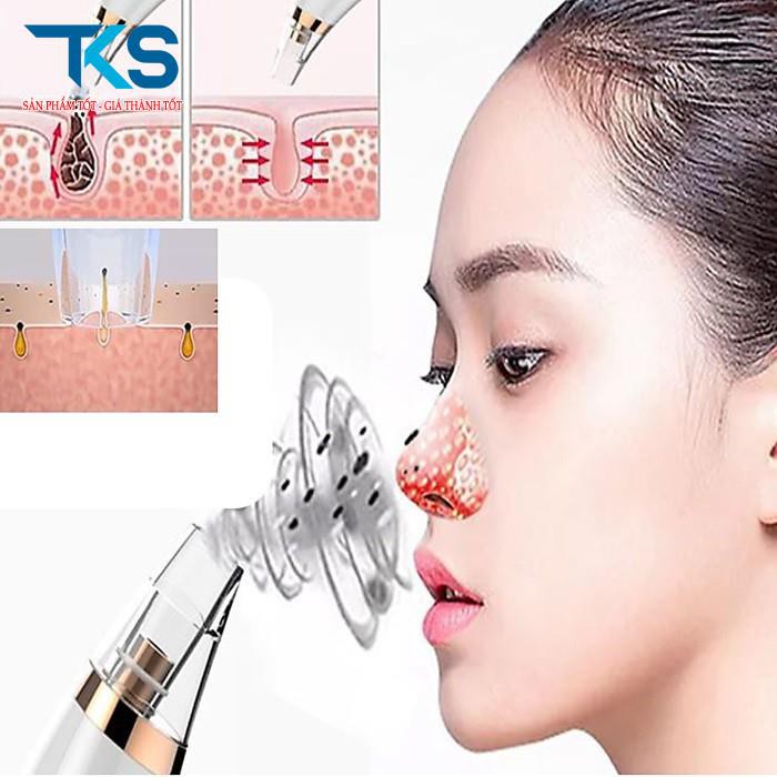Máy hút mụn đầu đen Black Head Detector dùng pin