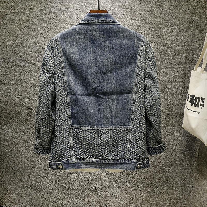 Áo Sơ Mi Denim Dáng Rộng Phong Cách Thời Trang Hàn Quốc Cho Nam Giới