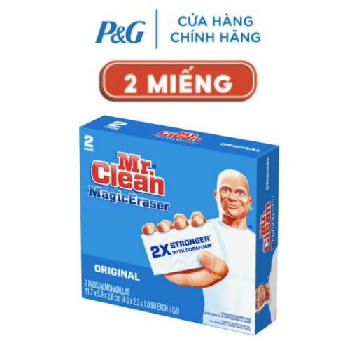 Miếng lau chùi Mr Clean Eraser Original 2 miếng/hộp