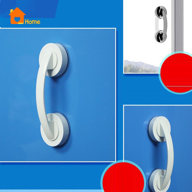 Tay Nắm Cửa Kính / Cửa Sổ Dạng Móc Hít Mạnh Mẽ Màu Bạc Trang Trí Nội Thất L