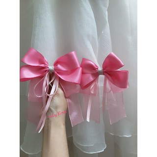 Set kẹp tóc nơ to 2 tầng cho mẹ và bé