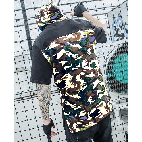 Áo thun Hoodie Camo lính Unisex