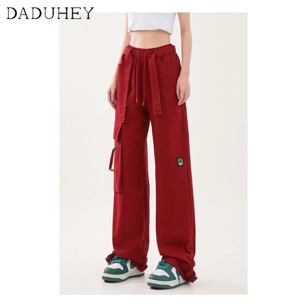Quần Dài Dáng Rộng Phối Nhiều Túi Thời Trang Mùa Hè 2022 Phong Cách Hàn Quốc Cho Nam Và Nữ Daduhey