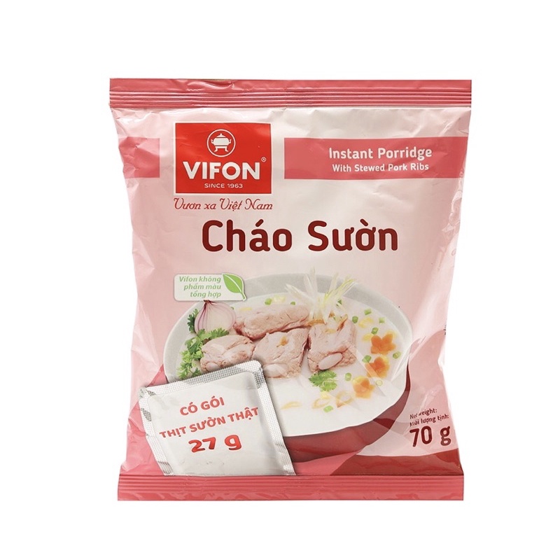 Cháo vifon có gói thịt 70g