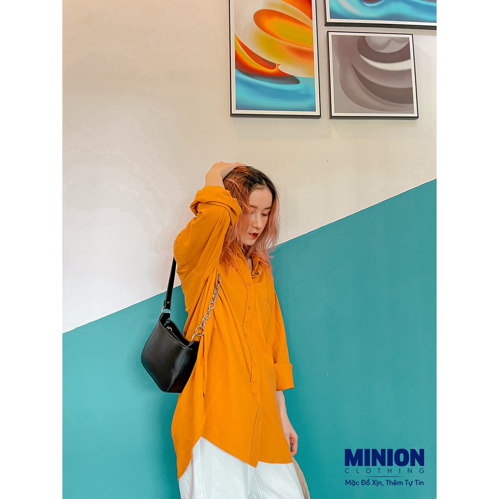 Túi quai xích Minion Clothing, đeo 1 bên kẹp nách, phong cách Ulzzang Streetwear Hàn Quốc T2901