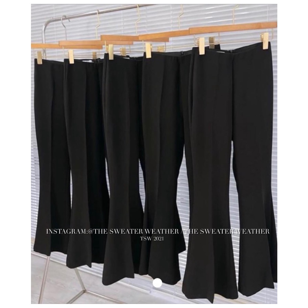 Quần ống vẩy khóa sau 1085 kiểu dáng Hàn Quốc