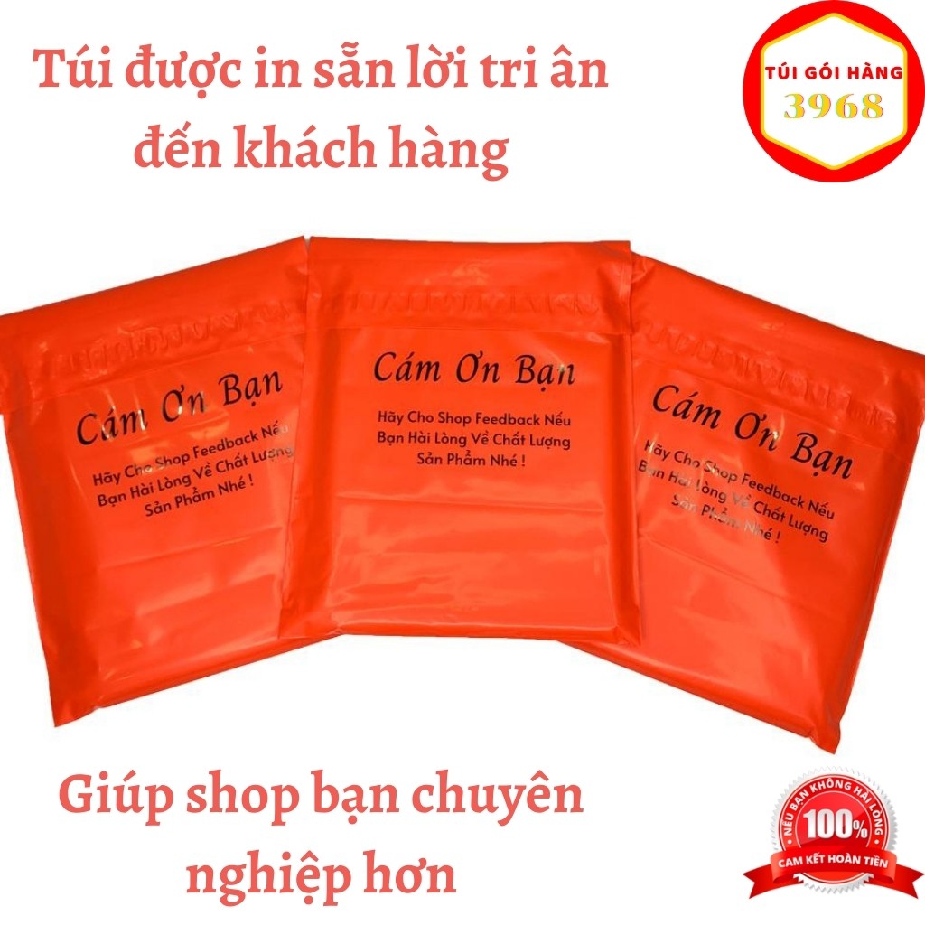 Túi gói hàng [FREESHIP] Túi gói hàng niêm phong cao cấp size 20x30 màu đỏ tươi