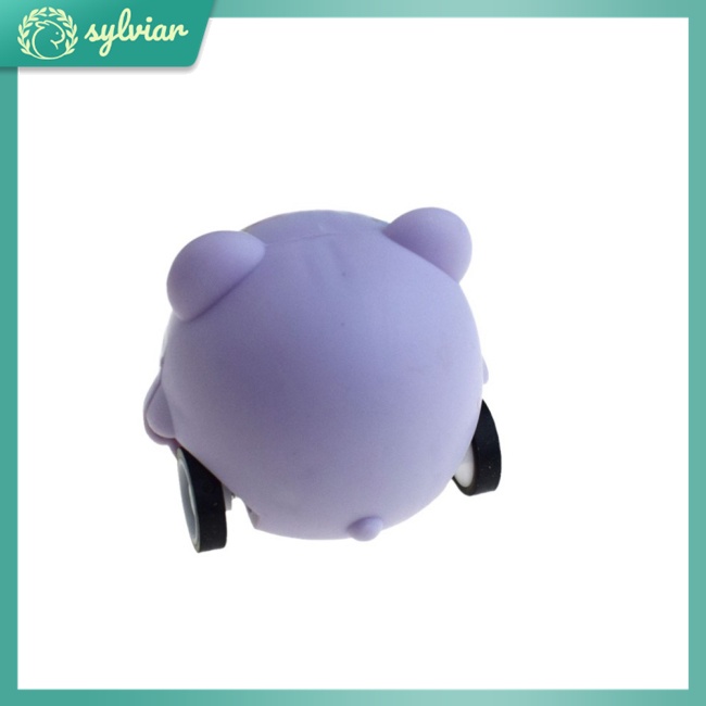 [sylviar] Đồ Chơi Xe Kéo Lùi Mini Kiểu Hoạt Hình Động Vật Dễ Thương Dùng Trong Nhà Ngoài Trời