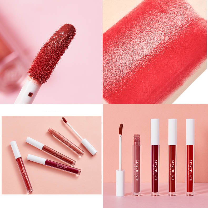 Set 4 cây son kem MayCreate Velvet Mist Matte_FG018 | BigBuy360 - bigbuy360.vn