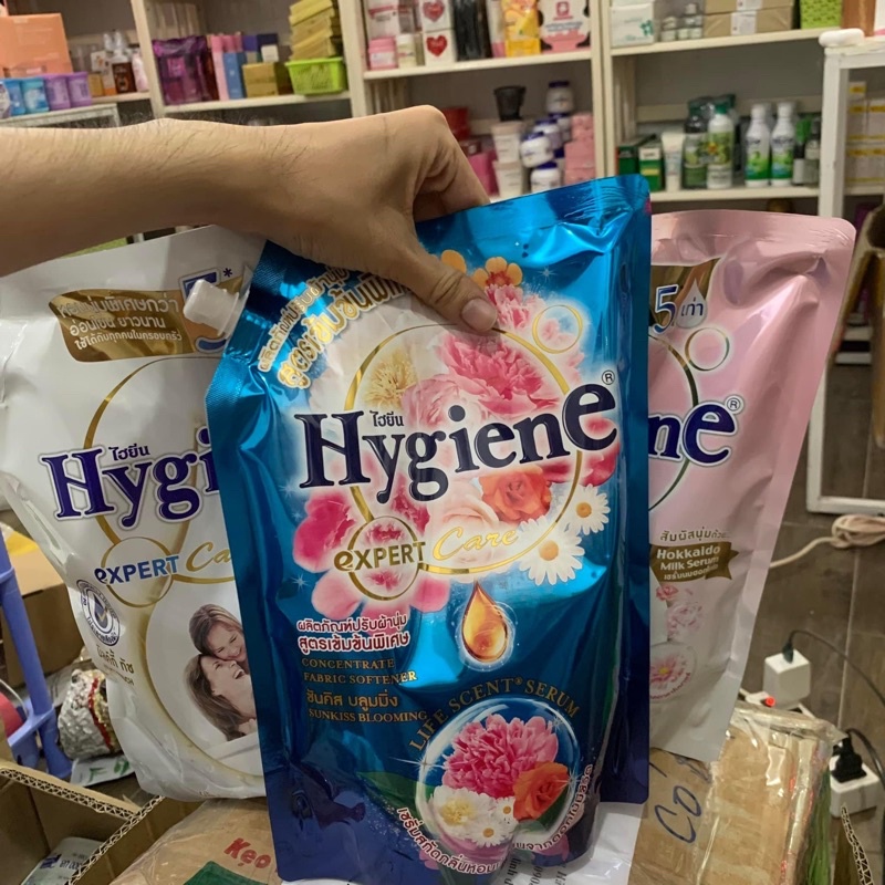 Túi Vòi 1.400ml  Nước Xã Vải Đậm Đặc Hygiene Thái Lan 🇹🇭 Thơm Lâu 24h