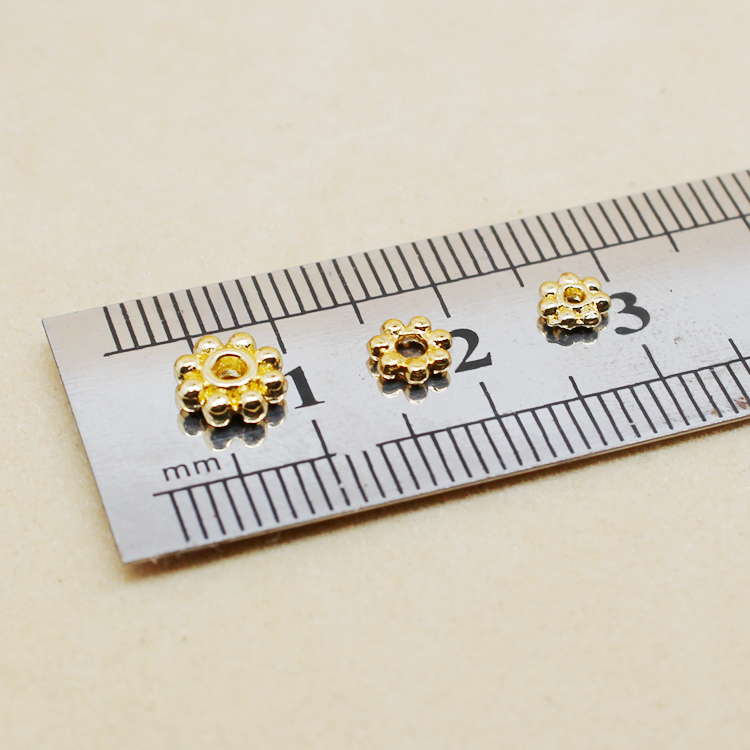 Hạt Làm Trang Sức Hình Bông Tuyết Bằng Đồng 14k 18k diy