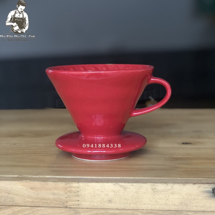 Phễu Sứ Pha Cà Phê V60 Size 2-4cups