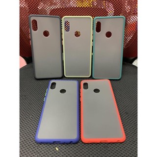 Ốp lưng Xiaomi redmi Note 5 pro viền dẻo màu lưng nhám mờ