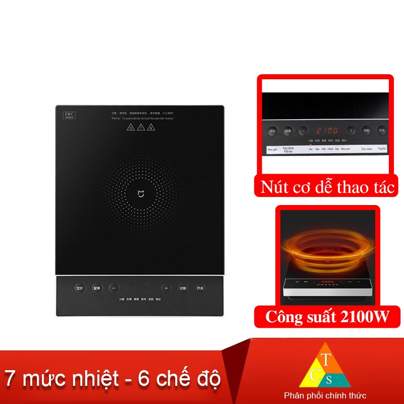 [Mã 267ELSALE hoàn 7% đơn 300K] Bếp điện từ Mijia C1 Xiaomi bếp từ xiaomi