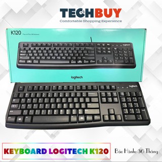 Bàn phím văn phòng Logitech K120 có dây - Bảo hành 3 năm chính hãng I Logitech K120 KeyBoard