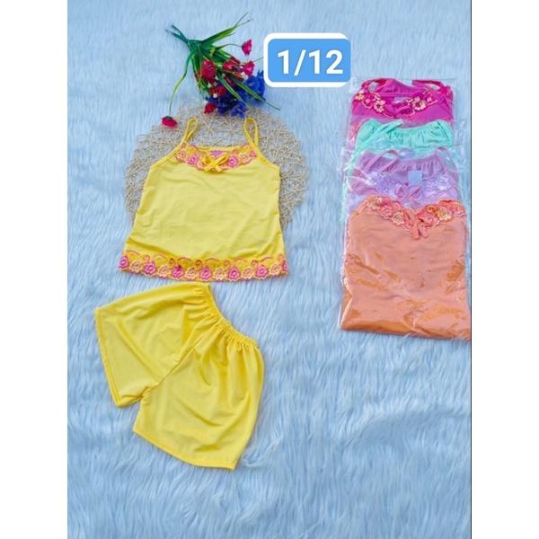 combo 3 Đồ bộ thun lạnh cho bé gái mặc hè, quần áo thun lạnh hai dây cho bé gái dễ thương size 10-20kg