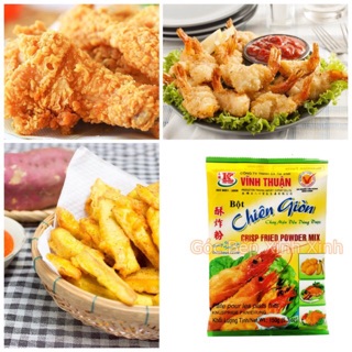 Bột chiên giòn Vĩnh Thuận 150g chiên tôm, cua, mực, hào, cá, gà, sườn, chuối, khoai lang, bông cải...