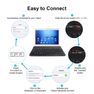 Bàn phím Bluetooth Mini không dây cho IOS Android Windows JP5