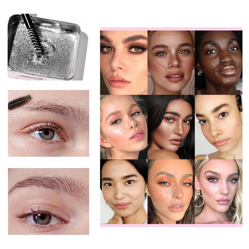 Kem tạo kiểu lông mày tự nhiên không màu lâu trôi kèm cọ | BigBuy360 - bigbuy360.vn