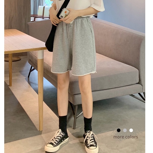 Quần Short Thể Thao Ống Rộng Phong Cách Hàn Quốc Năng Động