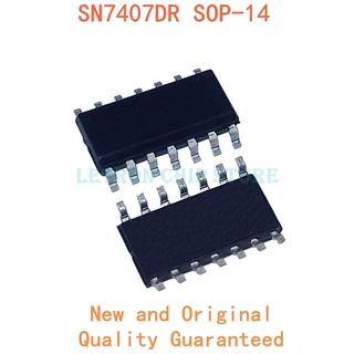 10 CÁI SN7407DR SOP14 SN7407D SOP-14 SN7407 SOP 7407 SOIC14 7407DR SOIC-14 SMD novo e Chipset IC