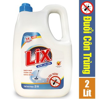 Nước lau sàn LIX đuổi côn trùng 2 lít NLS2