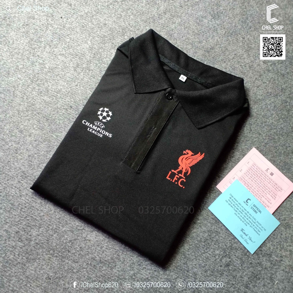 Áo polo cao cấp Liverpool UCL [ẢNH THẬT]