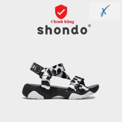 Giày Shondo Girly đen quai bò sữa GIM1011 Bộ sưu tập mới 2021