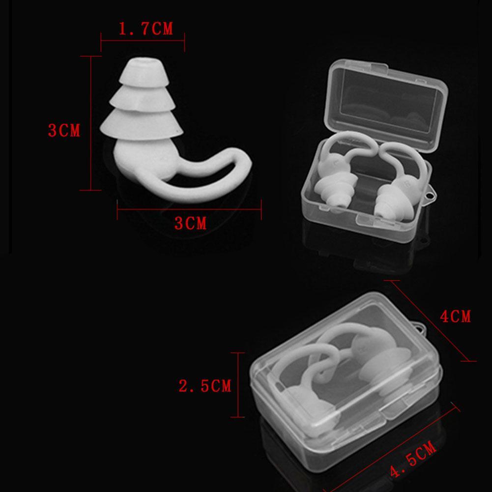 Nút Bịt Tai Giảm Tiếng Ồn Chống Thấm Nước Bằng Silicone V8B2