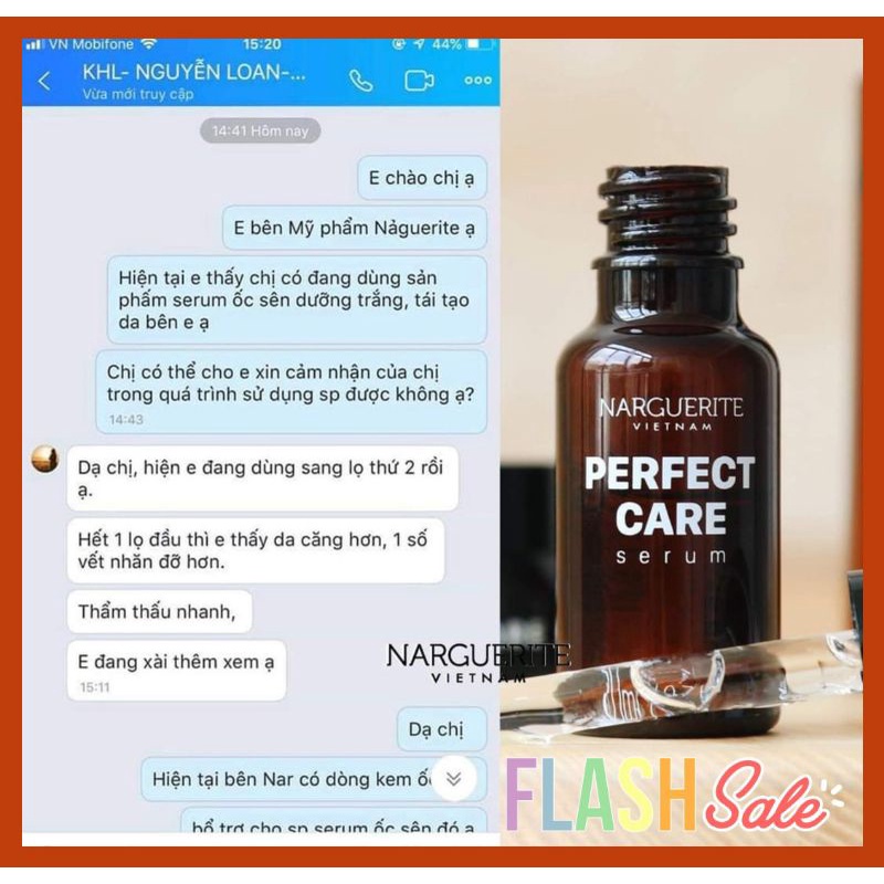 (Giá Sỉ Tốt Nhất)Serum Perfect Care Dưỡng Trắng Tái Tạo Da Tinh Chất Ốc Sên