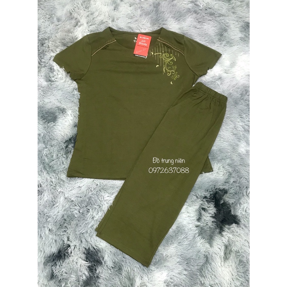 Bộ Đồ Mắc Trung Niên Mùa Hè Chất Cotton