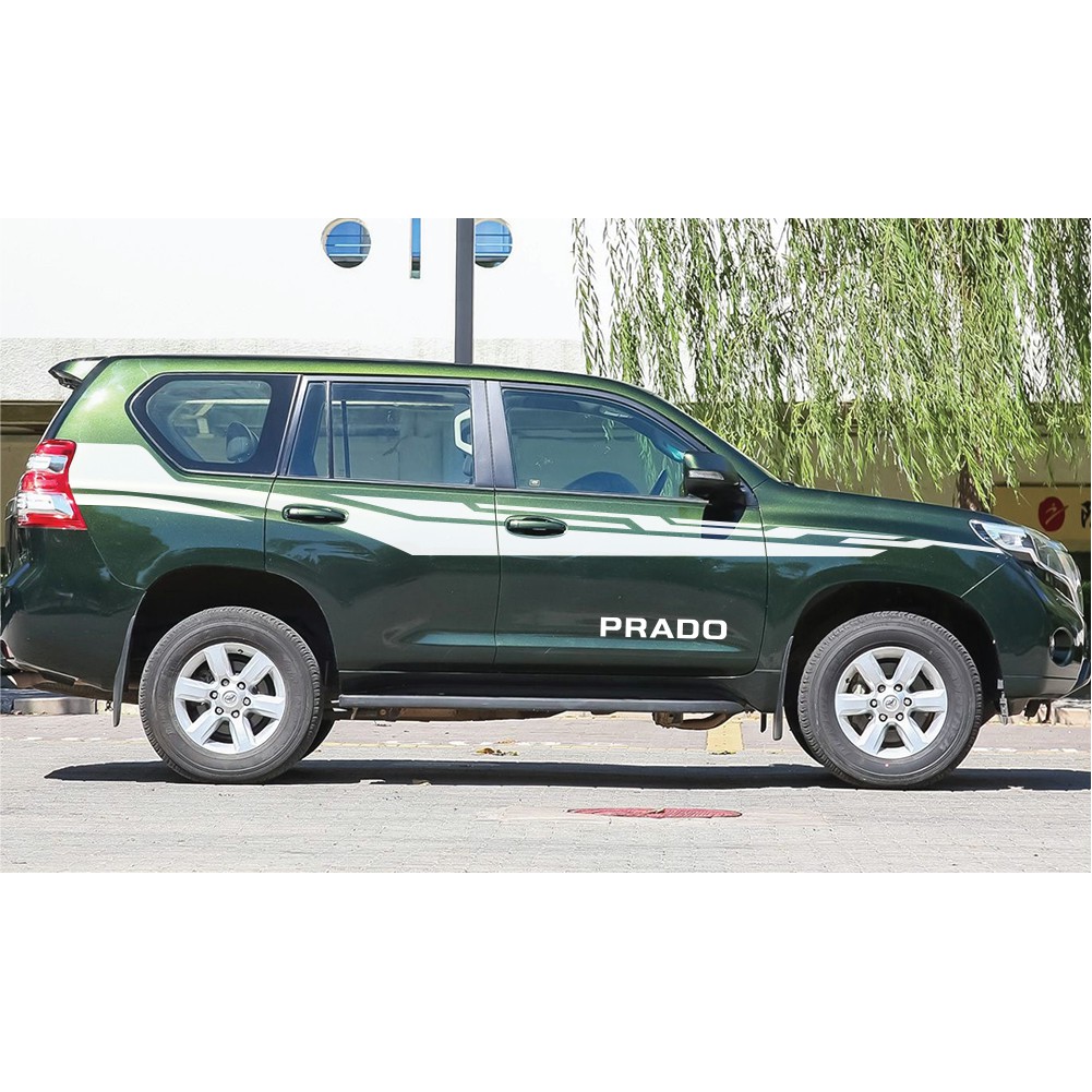 Tem xe LAND CRUISER PRADO dán 2 bên sườn - tem xe ô tô giá rẻ hà nội