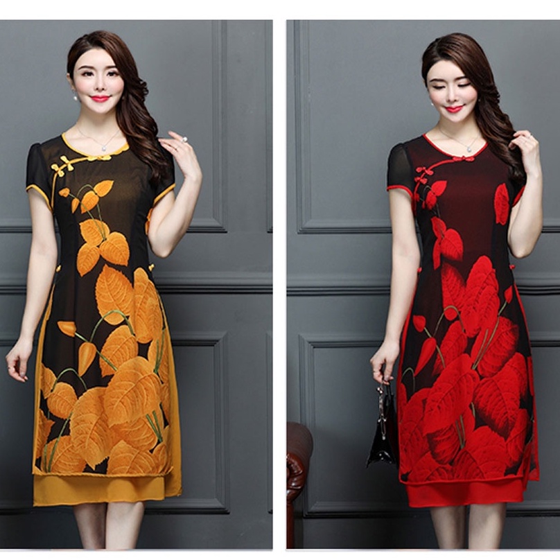 Set áo dài cách tân chân váy voan diện tết thời trang nữ hàng đẹp chuẩn loại 1 tôn dáng mặc tết siêu đẹp