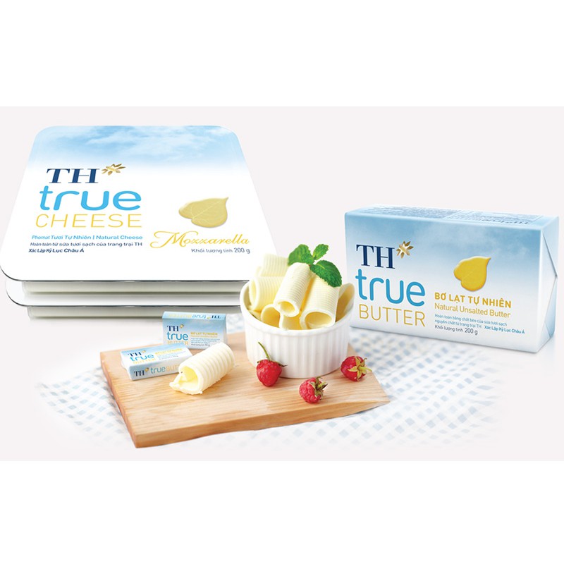 Bơ lạt tự nhiên TH true milk 200gr