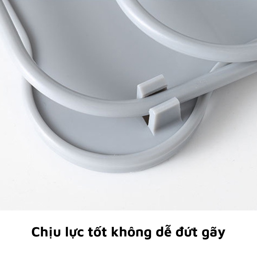 Giỏ đựng đồ treo tường gấp gọn đựng quần áo đồ dùng nhà tắm thông minh Việt Nhật tặng kèm móc dính