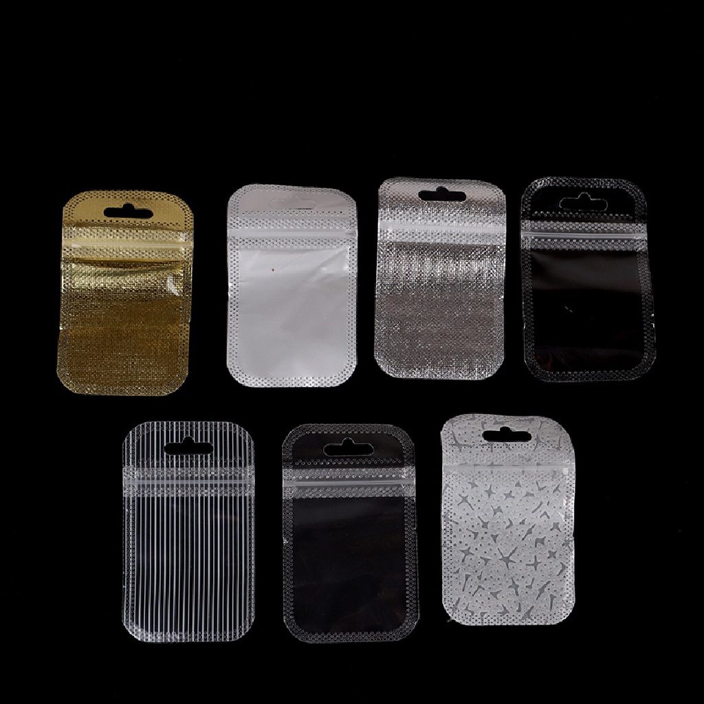Set 50 túi zip nhựa mini 4.5x6cm VN439 đựng trang sức tiện dụng
