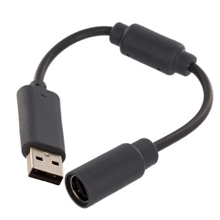 USB Breakaway Cable Cord Adapter For Xbox 360 PC Wired Controller